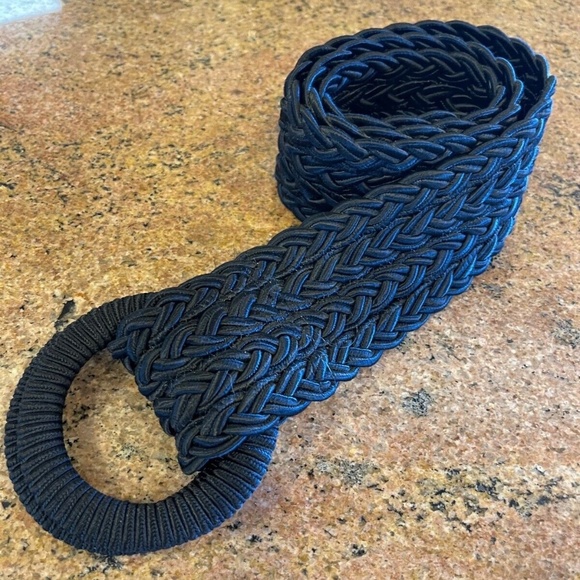 NEW!Juliana Collezione NY Designer Belt Black Braided Style 36 in. Adjustable main image 8